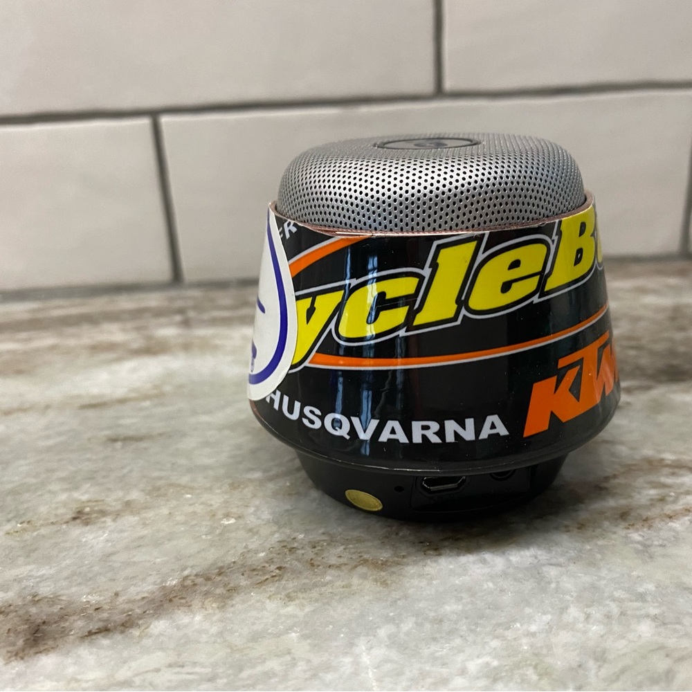 Portable Bluetooth Speaker - Black and Silver